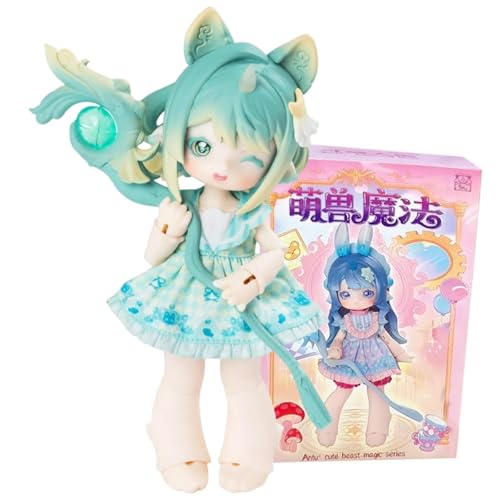 VEGAWIWI BJD Blind Box, 1/8 Cute Penny's Box Beast Magic Series Ball Jointed Blind Box Doll, Collectable Action Figure für Geburtstagsgeschenke (MSMF) von VEGAWIWI