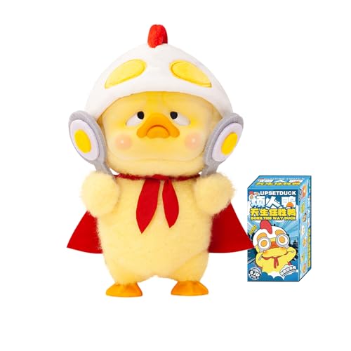 VEGAWIWI Plüsch Blind Box, 16cm niedlich Upset Duck Natural Born Capricious Duck Series Soft Stuffed Blind Box, Collectable Plüschtiere für Geburtstagsgeschenke (Upset Duck) von VEGAWIWI