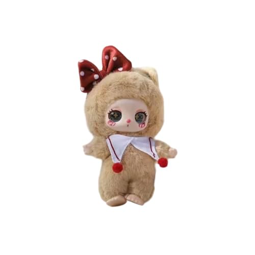 VEGAWIWI Plüsch Blind Box, Cute Baby Three Series Soft Stuffed Blind Box Doll for Desktop Ornament, Collectable Plüschtiere für Geburtstagsgeschenke (Liila's Lucky Cat Series) von VEGAWIWI