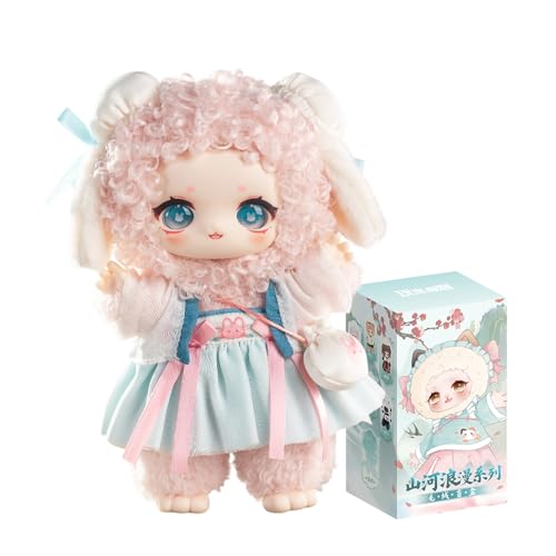 VEGAWIWI Plüsch Blind Box, Niedliche Nagi Berg und Fluss Romantik Serie Plüsch Blind Box Figur, Sammelbare Plüschtiere für Geburtstagsgeschenke (1PC) von VEGAWIWI