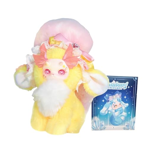 VEGAWIWI Plüsch Blind Box, Niedliches Kaninchen Drache III Fantasy Kreaturen Serie Soft Plüsch Blind Box Puppe, Sammelbare Plüschtiere für Geburtstagsgeschenke (1PC) von VEGAWIWI