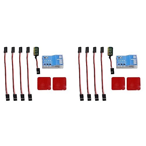 VENEKA 2X A3 V2 Flight Controller Stabilisator 4 Flugmodi für RC Flugzeug Flugzeug RC Metall Geschenk Zubehör für RC Liebhaber von VENEKA