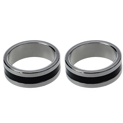 VENEKA 2X Magischen Zaubertricks Pro Ring PK Starken Magnet Mythischen Dekor Groesse 18MM von VENEKA