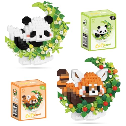 VEQENIFY Mini Bausteine Panda,Panda Bausteine Set,Klemmbausteine TiereSet, Mini Tiere BausteineSet,Klemmbausteine Tiere Niedlich,für Kinder ab 6 Jahren Erwachsene Geburtstagsgeschenke VEQENIFY Mini Bausteine Panda,Panda Bausteine Set,Klemmbausteine TiereSet, Mini Tiere BausteineSet,Klemmbausteine Tiere Niedlich,für Kinder ab 6 Jahren Erwachsene Geburtstagsgeschenke von VEQENIFY