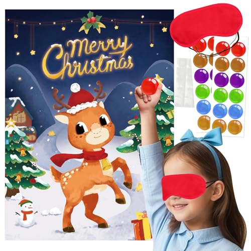 VEQENIFY Weihnachtsspiele für Kinder Weihnachtsspiel Kinder Spiel Weihnachtsfeier Weihnachts Party Spiele Weihnachts Spiel Weihnachten Spiele Heiligabend Spiele Weihnachtsfeier Weihnachts Spielze von VEQENIFY