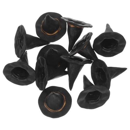VERDANVERSE 12 Stück Teiliges Mini Hexenhut Halloween Dekoration Winzige Puppenhüte für DIY Bastelarbeiten Handwerksdetails für Puppenhäuser Partygeschenke und Gruselige Festdeko VERDANVERSE 12 Stück Teiliges Mini Hexenhut Halloween Dekoration Winzige Puppenhüte für DIY Bastelarbeiten Handwerksdetails für Puppenhäuser Partygeschenke und Gruselige Festdeko von VERDANVERSE