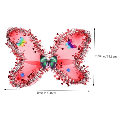 VERDANVERSE 4 Sätze Schmetterlingsflügel Kostüm für Mädchen Leichtes Zauberhafte Flügel Cosplay mit Zauberstab und Stirnband Bunte Show und Party Dekoration Sicher und Angenehm für VERDANVERSE 4 Sätze Schmetterlingsflügel Kostüm für Mädchen Leichtes Zauberhafte Flügel Cosplay mit Zauberstab und Stirnband Bunte Show und Party Dekoration Sicher und Angenehm für von VERDANVERSE