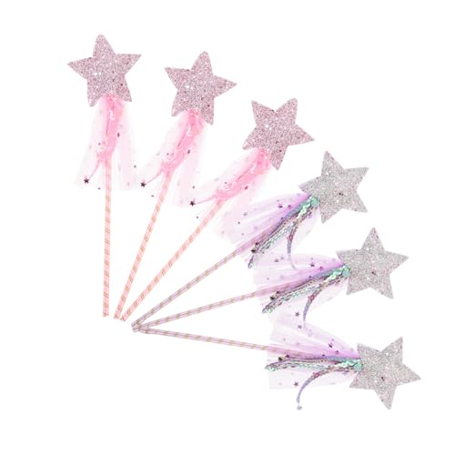 VERDANVERSE 6 Stück Teiliges Feenstab Mädchen Leichte Langlebige Prinzessinnenstäbe für Kostüm Rollenspiel Geburtstag Bühnenauftritte und Partyspaß VERDANVERSE 6 Stück Teiliges Feenstab Mädchen Leichte Langlebige Prinzessinnenstäbe für Kostüm Rollenspiel Geburtstag Bühnenauftritte und Partyspaß von VERDANVERSE