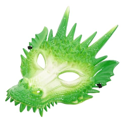 VERDANVERSE Drachenkopfmaske Maskenballmasken Drachenkostümmaske Jahr Des Drachen Maske Maskenmaske Männer Dinosauriermaske Drachenkopfmaske 3D Drachenmaske Gruselmaske Vollmaske Kunststoff von VERDANVERSE