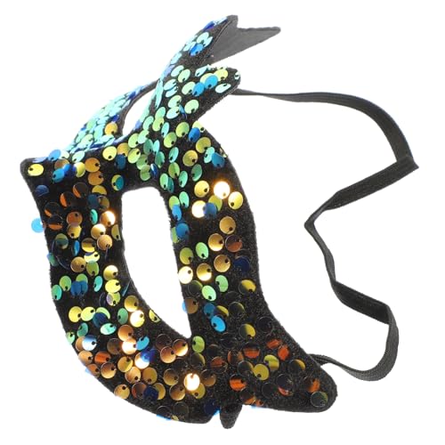 VERDANVERSE Pailletten Halbgesichtsmaske Halloween Karneval Cosplay Party Venezianische mit Verstellbarem Gummiband für Erwachsene Bühne und Festliche Anlässe VERDANVERSE Pailletten Halbgesichtsmaske Halloween Karneval Cosplay Party Venezianische mit Verstellbarem Gummiband für Erwachsene Bühne und Festliche Anlässe von VERDANVERSE