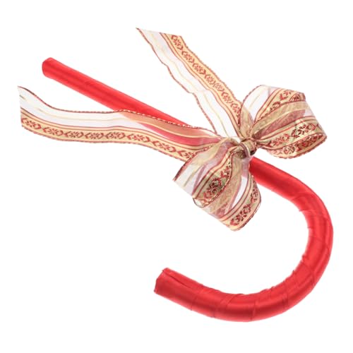 VERDANVERSE Roter Rollenspiel-gehstock mit Modischem Schleifenakzent Dekorativer Kostüm-Requisite für Weihnachten und Bühnenauftritte Vielseitiger Spazierstock für Festliche Cosplay-Events VERDANVERSE Roter Rollenspiel-gehstock mit Modischem Schleifenakzent Dekorativer Kostüm-Requisite für Weihnachten und Bühnenauftritte Vielseitiger Spazierstock für Festliche Cosplay-Events von VERDANVERSE