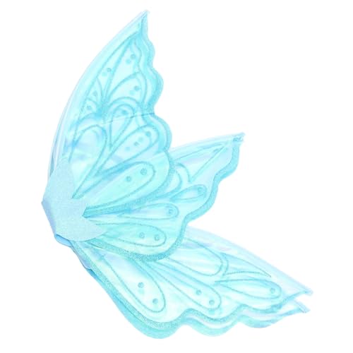VERDANVERSE Schmetterlingsflügel Kinderkostüm Mädchen Cosplay Party Dekoratives Kleines Blaues Glitzer elfenflügel Kostüm Zubehör VERDANVERSE Schmetterlingsflügel Kinderkostüm Mädchen Cosplay Party Dekoratives Kleines Blaues Glitzer elfenflügel Kostüm Zubehör von VERDANVERSE