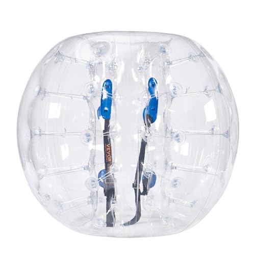 VEVOR Aufblasbarer Bump Ball Bumper Stoßball 1 STK. 1,2 m x 1,03 m, Menschlicher Kollisionsball, PVC-Körperblasen-Bounce-Ball für Outdoor-Aktivitäten, Transparente Punkte Aufblasbarer Bumper Ball von VEVOR