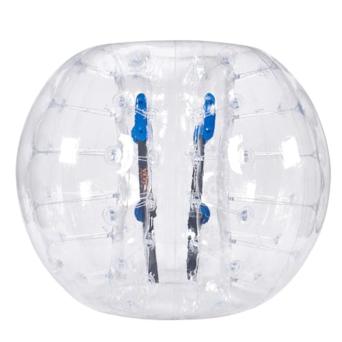 VEVOR Aufblasbarer Bump Ball Bumper Stoßball 1 Stk. 1,5 m x 1,2 m, Menschlicher Kollisionsball, PVC-Körperblasen-Bounce-Ball für Outdoor-Aktivitäten, Transparenter Aufblasbarer Bumper Ball von VEVOR