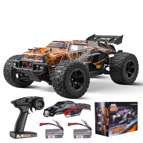 VEVOR Ferngesteuertes Auto, Maßstab 1:10, RC-Auto, All-Terrain-4WD-Offroad-Truck mit 45° Wheelie & Einstellbarer Geschwindigkeit, 50 km/h-RC-Rennauto-Spielzeug, Ideal für Kinder ab 8 Jahren, IPX4 von VEVOR