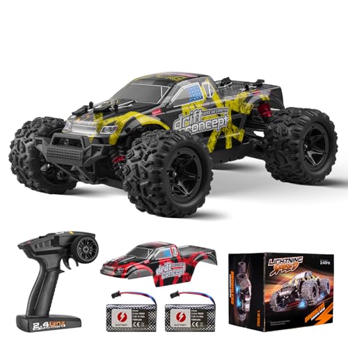 VEVOR Ferngesteuertes Auto, Maßstab 1:18, RC-Auto, All-Terrain-4WD-Offroad-Truck mit 45° Wheelie & Einstellbarer Geschwindigkeit, 45 km/h-RC-Spielzeugauto, Ideal für Kinder ab 8 Jahren, IPX4 von VEVOR