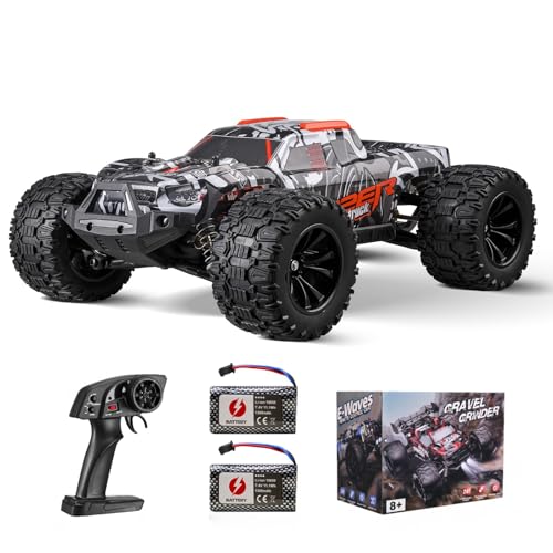 VEVOR Ferngesteuertes Auto, RC-Auto im Maßstab 1:14, All-Terrain-4WD-Offroad-Monstertruck mit 45° Wheelie und 2 Batterien, 38 km/h Hochgeschwindigkeits-RC-Truck, Ideal für Kinder ab 8 Jahren von VEVOR