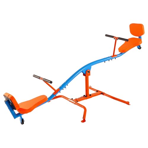 VEVOR Kinderwippe 2640 x 930 x 710 mm, Wippe bis 136 kg belastbar, Gartenwippe mit Griffen, Schaukelwippe, Karussellwippe für draußen, 360 Grad drehbar, Spielzeug für Kinder ab 3 Jahren VEVOR Kinderwippe 2640 x 930 x 710 mm, Wippe bis 136 kg belastbar, Gartenwippe mit Griffen, Schaukelwippe, Karussellwippe für draußen, 360 Grad drehbar, Spielzeug für Kinder ab 3 Jahren von VEVOR