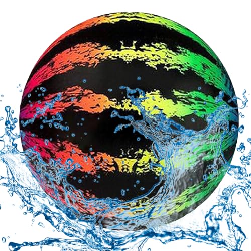 VEghee Aufblasbarer Wassermelonen Ball, unterwasserball, Sommer Strand Sportball PVC Schwimmbeckenball Spielzeug, Wasser Springen Ball für Erwachsene und Kinder Schwimmbäder Party.(Farbe) von VEghee