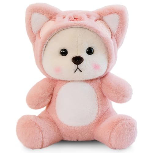 VEghee Cuddly Teddybär Plush Toy Teddybär, 25cm Teddybär Plush Toy, Plush Stuffed Toy, Teddybär Soft Filled Cushion, Animal Plush Cushion Toy Gift for Children, Girls, Boys, Cuddly Toy von VEghee