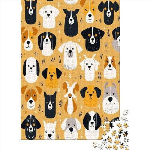 Cute HUNDs Puzzle 1000 Teile Puzzle Für Erwachsene Und Kinder Ab 14 Jahren Puzzel 1000pcs (75x50cm) von VFKLZCNYR