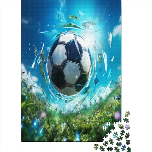 Fußball Puzzlespiel 1000 Teile Erwachsene -Puzzle 1000 Stück Spiel Puzzles Für Erwachsene Kinder Puzzle Erwachsenen Puzzlespiel Puzzel 1000pcs (75x50cm) von VFKLZCNYR