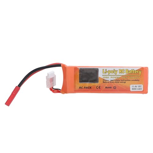 11,4 V 5000 MAh 3S 35C RC Lipo-Akku, RC-Car-Lithium-Akku mit Banana 4.0-Stecker für RC-Car-LKW-Fahrzeuge von VGEBY