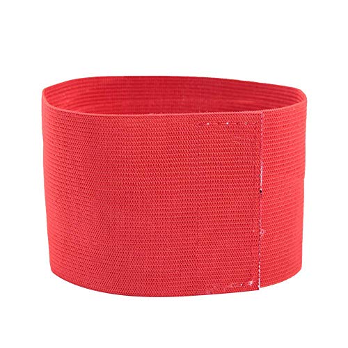 VGEBY Captain Armband, im Freien verstellbare Spielerbänder Armband Football Captain Armband(rot) von VGEBY