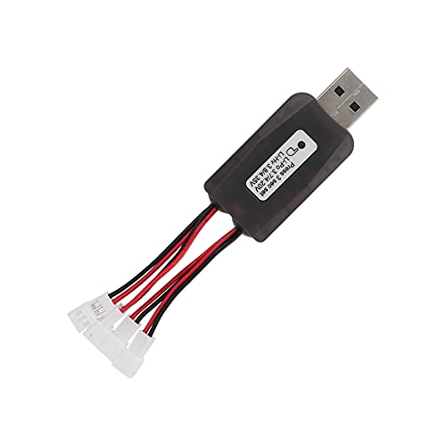 Ladegerät, CX405 4CH Micro USB Ladegerät für 1S 3.7V Lipo LiHV 3.8V Akku für RC Hubschrauber von VGEBY