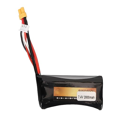 RC-Bagger-Akku, 7,4 V 2000 MAh Lipo-Akku-Ersatz XT30 für 580 583 582 RC-Bagger von VGEBY