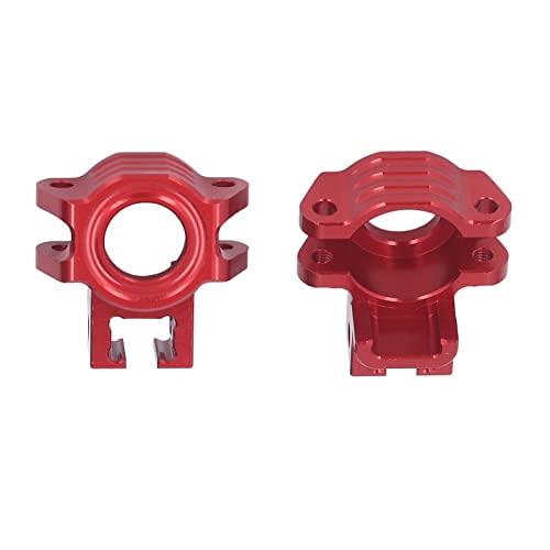 RC Car C Block, Aluminiumlegierung RC Car C Hub Carrier Präzise Größe RC Car C Hub Block Ersatz für Traxxas 1/7 für Unlimited Desert Racer UDR (Rot) von VGEBY