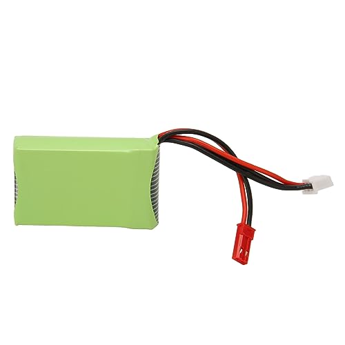 RC Empfänger Lithium Batterie, 7,4 V 1500 MAh Fernbedienung LiPo Batterie für FLYSKY FS GT5 MC6C MCE7 Fernbedienung von VGEBY