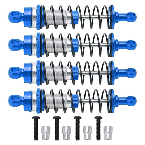 RC-Stoßdämpfer Vorne Hinten, Reduzierung von Vibrationen aus Aluminiumlegierung RC-Federdämpfer für Latrax Teton 1/18(Blau) von VGEBY