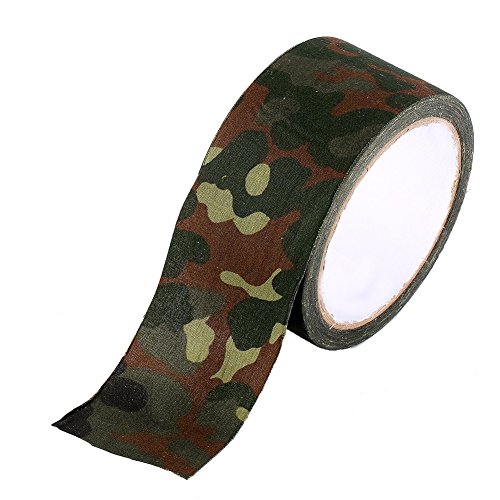 VGEBY 10m Camouflage Wrap Tape Tarnband für Outdoor Jagd Gewehr Pistole Zoomkamera Tarnen von Gegenstände (Design : German Spot Camouflage) von VGEBY