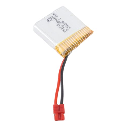 VGEBY 3,7 V 380 MAh LiPo-Akku, Wiederaufladbarer RC-Quadcopter-Drohnen-Lithium-Polymer-Akku, Zubehör für SYMA X21 X21W X26 X26A von VGEBY