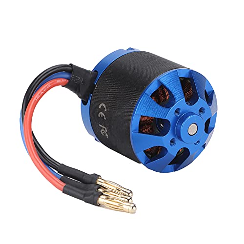 VGEBY Bürstenloser Motor, 4250 800KV Brushless Motor Starker Schub RC Flugzeug Brushless Motor mit 4,0 Mm Bananenstecker Zubehör Für Modellflugzeuge von VGEBY