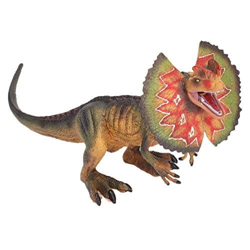 VGEBY Dinosaurier-Modell, Lebensechte Lebendige PVC-Kunststoff-Dilophosaurus-Figur Spielzeug-Geschenk-Heimdekoration für ab 3 Jahren von VGEBY