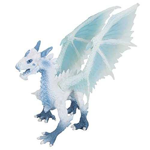 VGEBY Dragon Model Toy, Simulierte Dragon Figure Model Collection Lernspielzeug für Kinder(153 Eisdrache) Schleich Eldrador von VGEBY