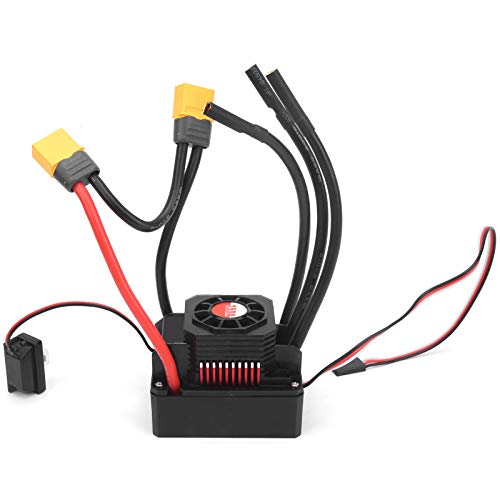 VGEBY RC Auto ESC,150A Wasserdichter Regler Geschwindigkeitsregler mit XT60-Stecker für 1/10 1/8 Ferngesteuertes Auto Automodell von VGEBY