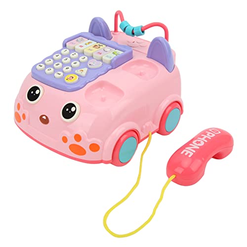 VGEBY Kinder Telefon Spielzeug, Baby Telefon Spielzeug Cartoon Simuliertes Festnetz Telefon Baby Früherziehung Musik Lernen Spiel Spielzeug Geeignet für Jungen Mädchen Outdoor Spielzeug Für Kinder von VGEBY