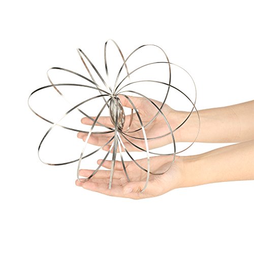 VGEBY Magisches Ringspielzeug, Flow-Ringe-Armband, Edelstahlring, Interaktives Spiel, Stressabbau, Übung, Flow-Ringe, Armspinner, Flow-Ringe VGEBY Magisches Ringspielzeug, Flow-Ringe-Armband, Edelstahlring, Interaktives Spiel, Stressabbau, Übung, Flow-Ringe, Armspinner, Flow-Ringe von VGEBY