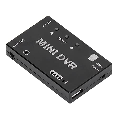 VGEBY Mini-FPV-DVR-Modul, Mini-FPV-DVR-Modul NTSC-PAL-umschaltbarer Eingebauter Akku-Video-Audio-FPV-Recorder für RC-Modelle von VGEBY