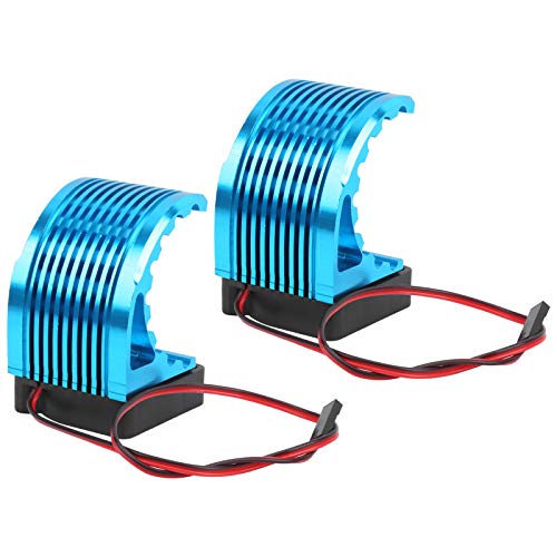 VGEBY Motor Kühlkörper, 2 Stück 42MM RC Motor Kühlkörper Bürstenloser Motorkühlventilator für RC-Car Automodell Spielzeug von VGEBY