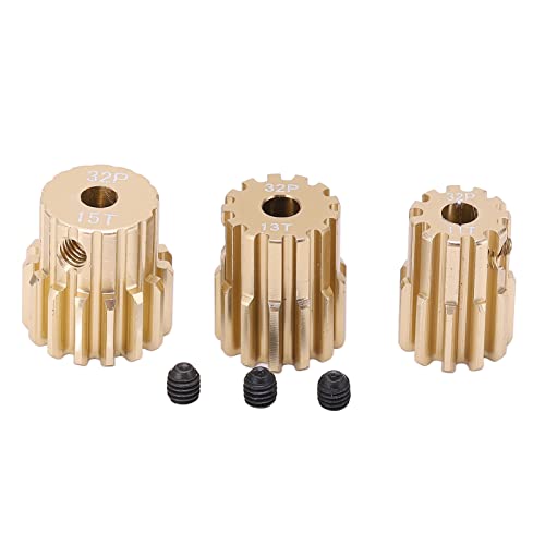 VGEBY Motorritzel, 3,17 Mm Aluminiumlegierung RC Motorritzel Ersatzzubehör für 1/10 RC Car Brushed Brushless Motor(1 Modell) Auto Modelle von VGEBY