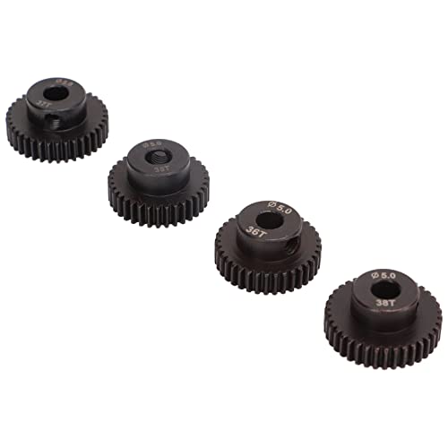 VGEBY Motorritzel, 48DP 5,0 Mm Metallritzel-Motorzahnrad 35T 36T 37T 38T Chrom-Molybdän-legierter Stahl-Zahnradsatz für 1/10 RC-Autozubehör Auto Modelle VGEBY Motorritzel, 48DP 5,0 Mm Metallritzel-Motorzahnrad 35T 36T 37T 38T Chrom-Molybdän-legierter Stahl-Zahnradsatz für 1/10 RC-Autozubehör Auto Modelle von VGEBY