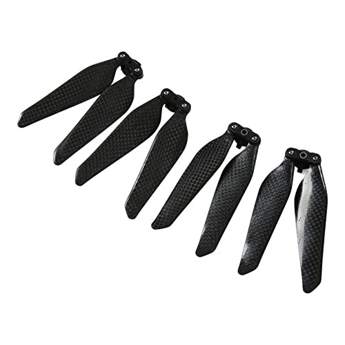 VGEBY Quick Release Blade, 2 Paar Quick Release Carbon Fiber Propeller für FIMI X8 SE Remote Control Drone Blade von VGEBY