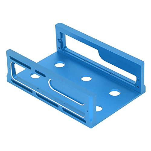 VGEBY RC-Auto-Arbeitsständer, Verschleißfester RC-Auto-Reparaturarbeitsplatz aus Aluminiumlegierung für 1/8 für 1/10 RC-LKW-Waagen (Blue) von VGEBY