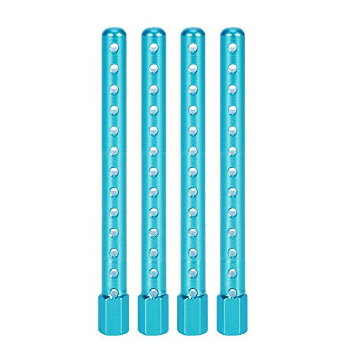 VGEBY Rc Car Shell Column, 4-Teilige Rc-Karosserie-Shell-Pfostenhalter Aus Aluminiumlegierung Rc-Ersatzteile Für Hsp 1/10 122037(Blau) Rc Car Karosseriehalter von VGEBY