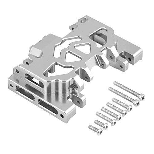 VGEBY RC-Mittelgetriebe-Chassis, Getriebe-Chassis-Schutzplatine aus Aluminiumlegierung für TRX4 Defender (Silver) von VGEBY