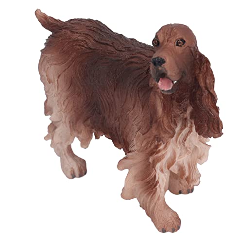 VGEBY Spaniel Figur, Simulation Realistische Hundefigur Cocker Spaniel Figur Tier Deko Figur für von VGEBY